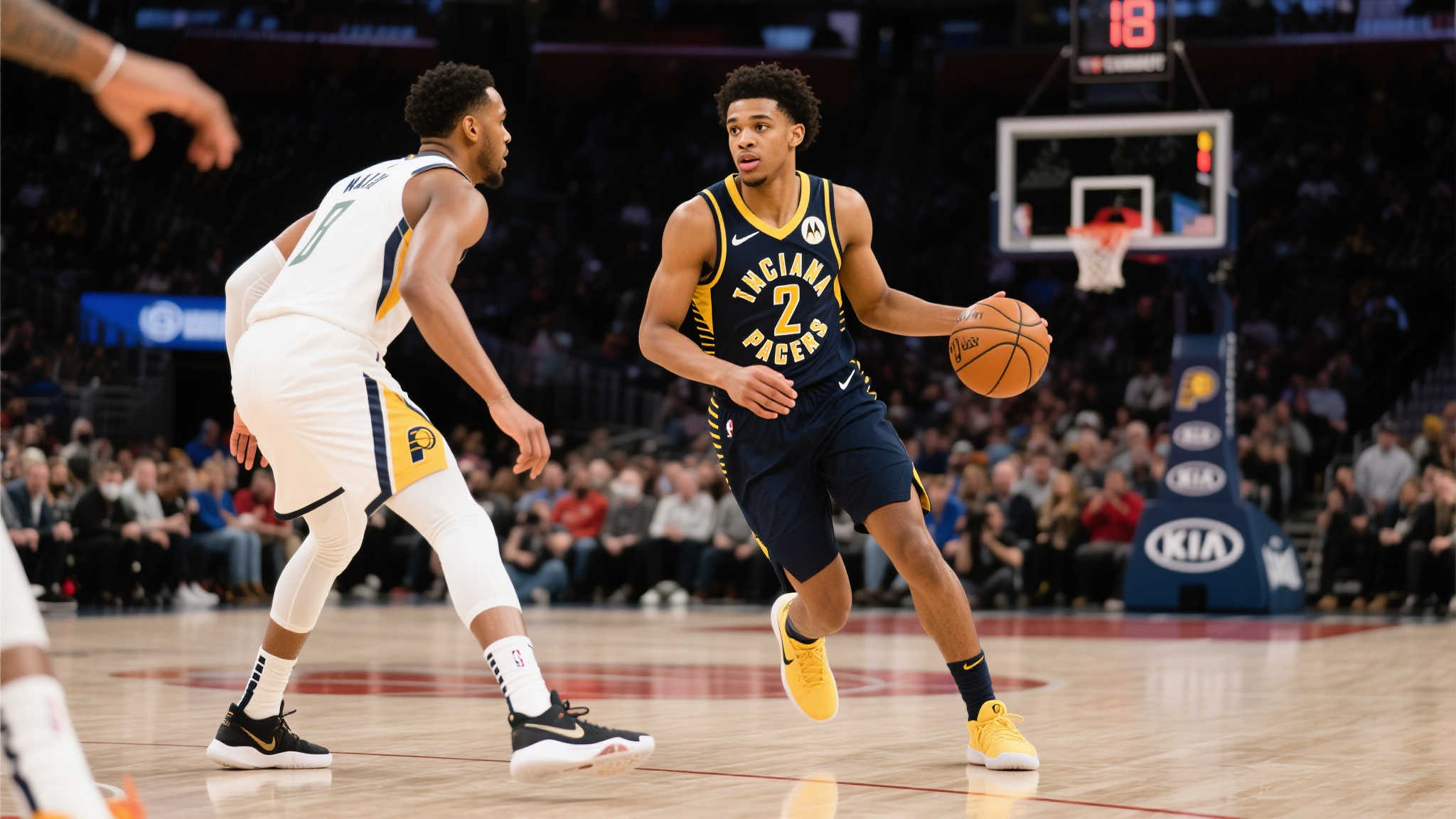 步行者获胜 哈利伯顿女友场边甜笑晒照 展现迷人风采 步行者获胜 哈利伯顿女友场边甜笑晒照 展现迷人风采